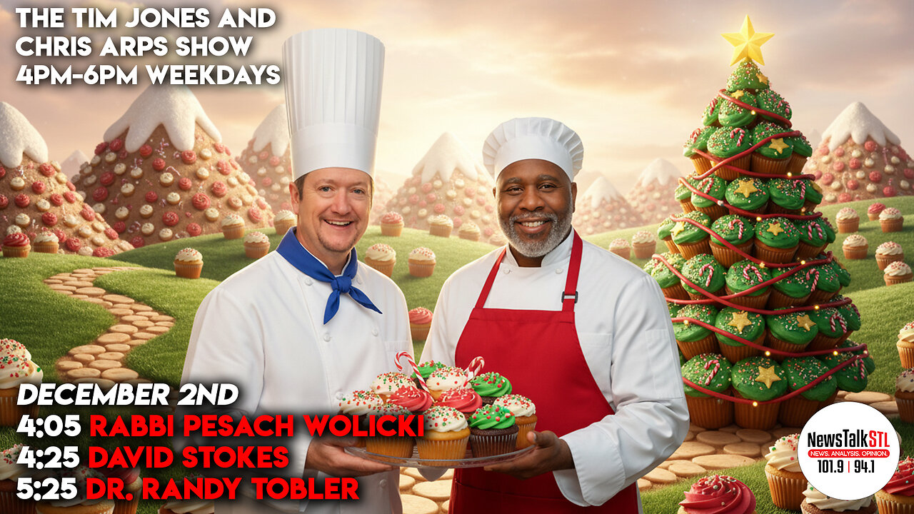 The Tim Jones and Chris Arps Show 12.2.2025 Rabbi Wolicki | David Stokes | Dr. Randy Tobler