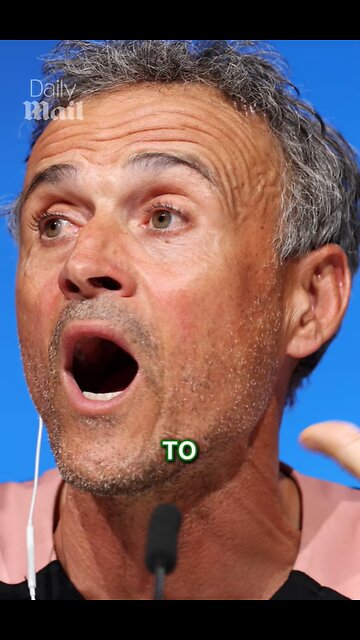 A TV presenter has accused Luis Enrique of 'public mockery'