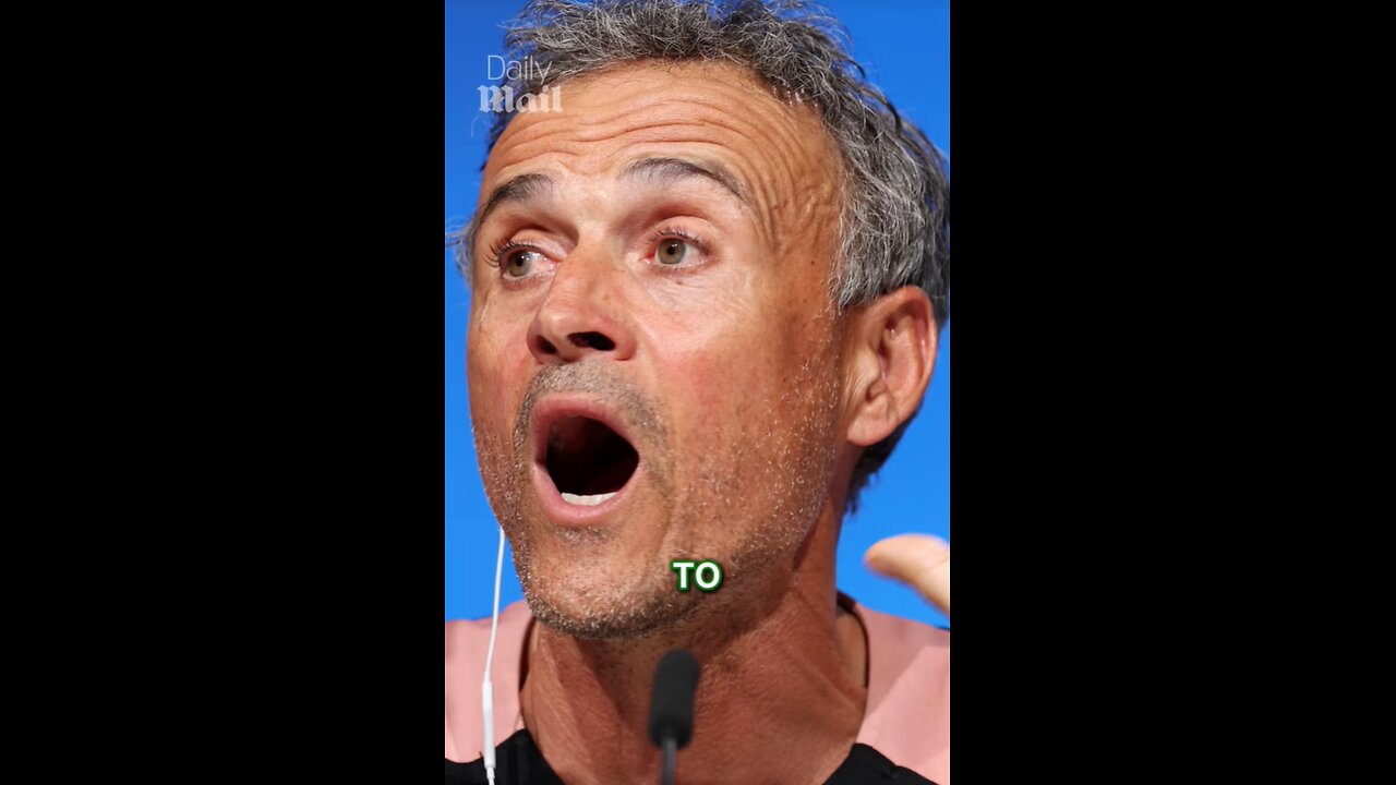 A TV presenter has accused Luis Enrique of 'public mockery'