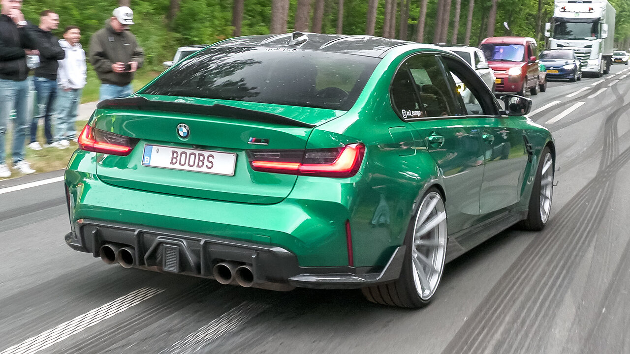 BMW M3 G80 with Custom Exhaust - LOUD Accelerations !