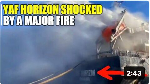 "Panama-Flagged Israeli Ship Severely Ablaze in Haifa Port"