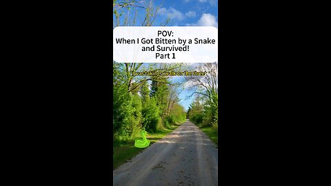 Part 1 | When i got Bitten by a Snake and Survived