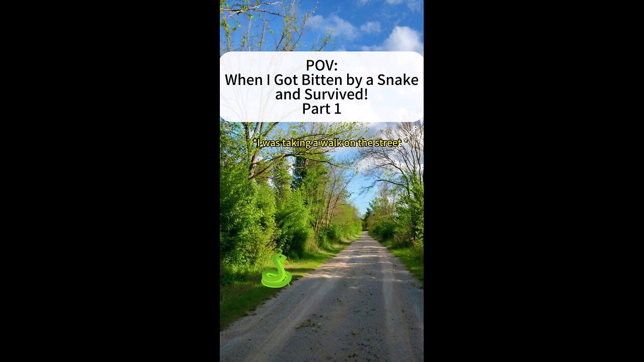 Part 1 | When i got Bitten by a Snake and Survived