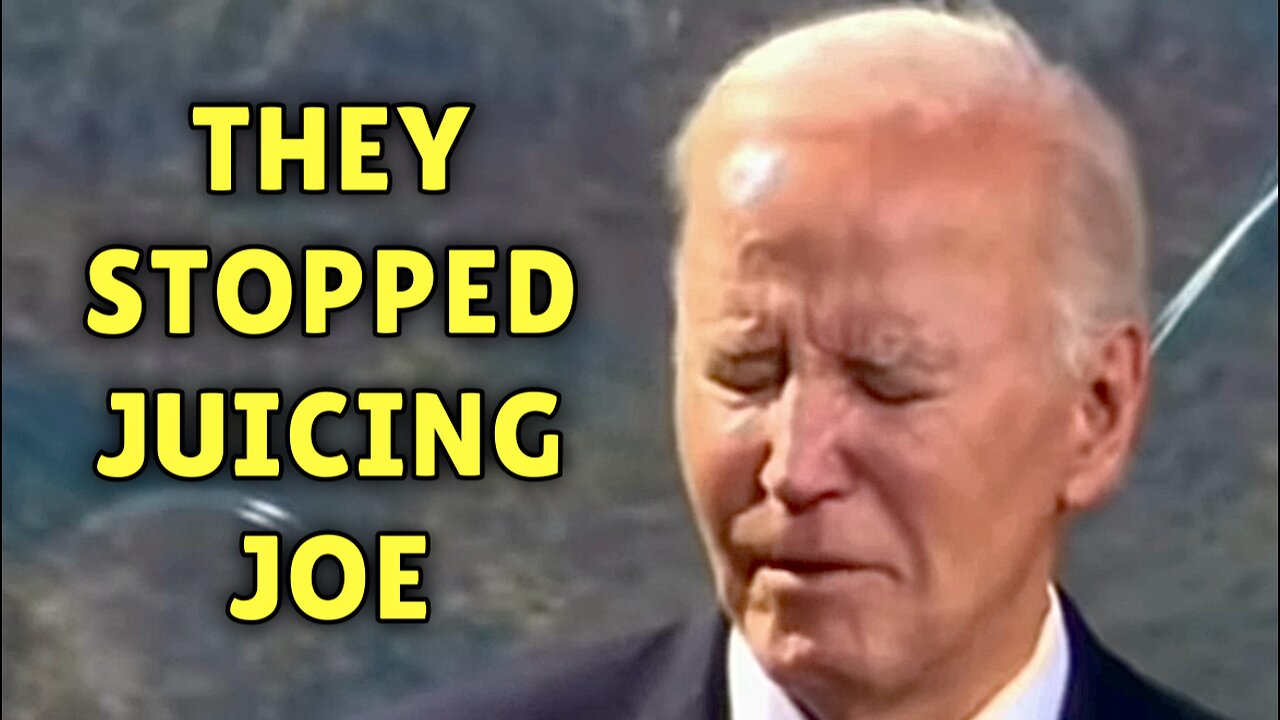 You could tell Exactly ONE YEAR AGO when Biden’s Administration STOPPED the JUICE for Joe!