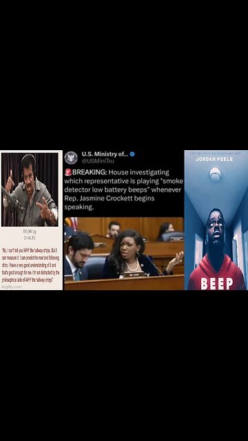 HOUSE IS INVESTIGATING WHICH REPS ARE PLAYING SMOKE DETECTOR LOW BATTERY BEEPS ON JASMINE CROCKETT❗