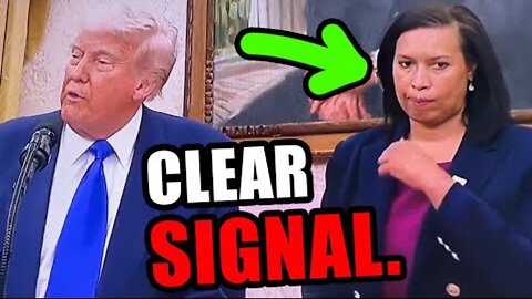 It's clear as day.