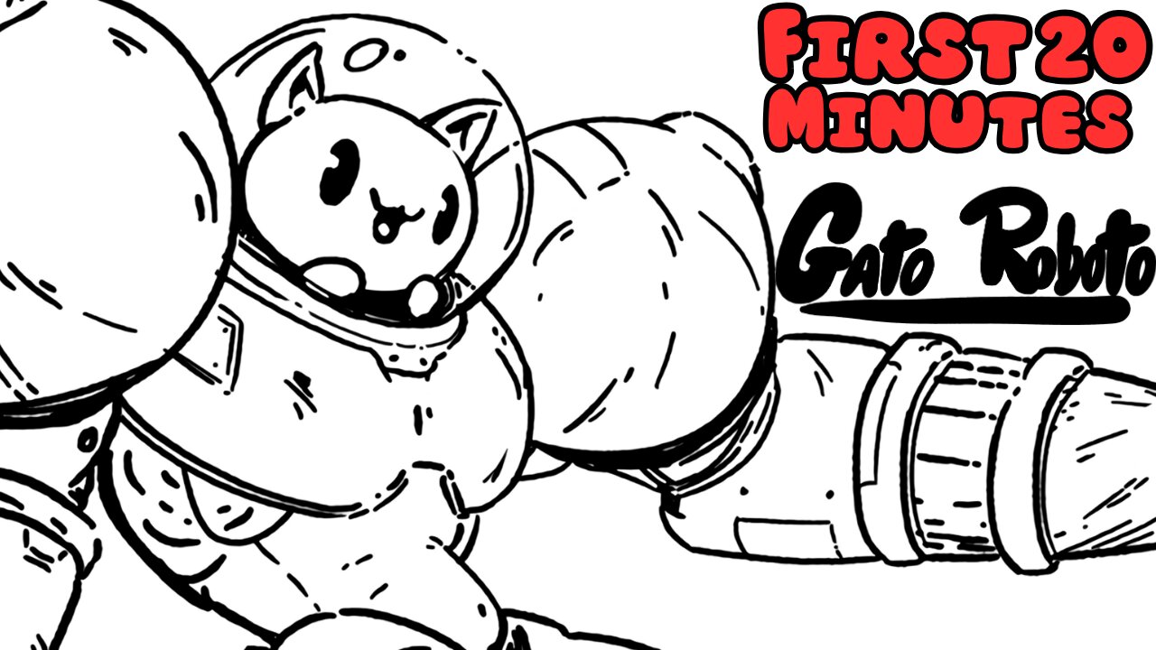 Gato Roboto - First 20 Minutes (No Commentary Gameplay)