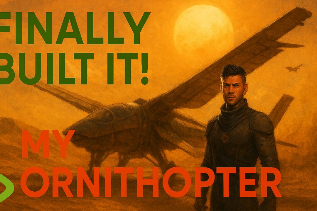 Finally we have a Ornithopter