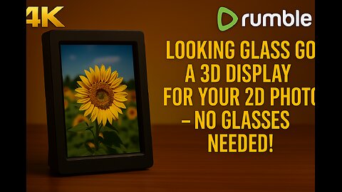 "✨ Looking Glass Go: A 3D Display for Your 2D Photos - No Glasses Needed! 📸🔍 | Review"