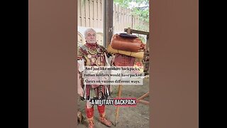 The Roman Soldier's backpack
