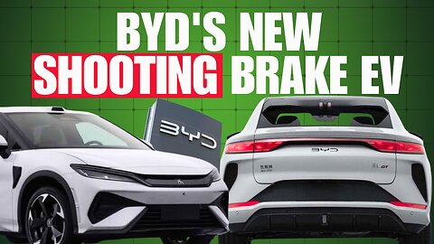 BYD Reveal Shooting Brake EV, the Song L GT with 81 kw/h Blade Battery