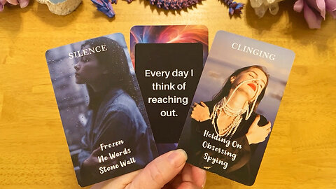 SOMEONE IS OBSESSING ABOUT YOU! ❤️ THEY HATE THE SILENCE BETWEEN YOU! 😰 (LOVE TAROT READING) 💜