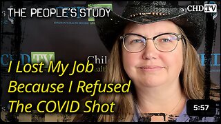 I Lost My Job Because I Refused The Covid Shot
