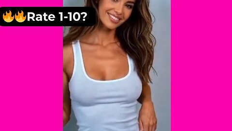 🔥 Rate Her Body in This White Vest Top & Jeans 1-10? 😍 Supermodel 4K
