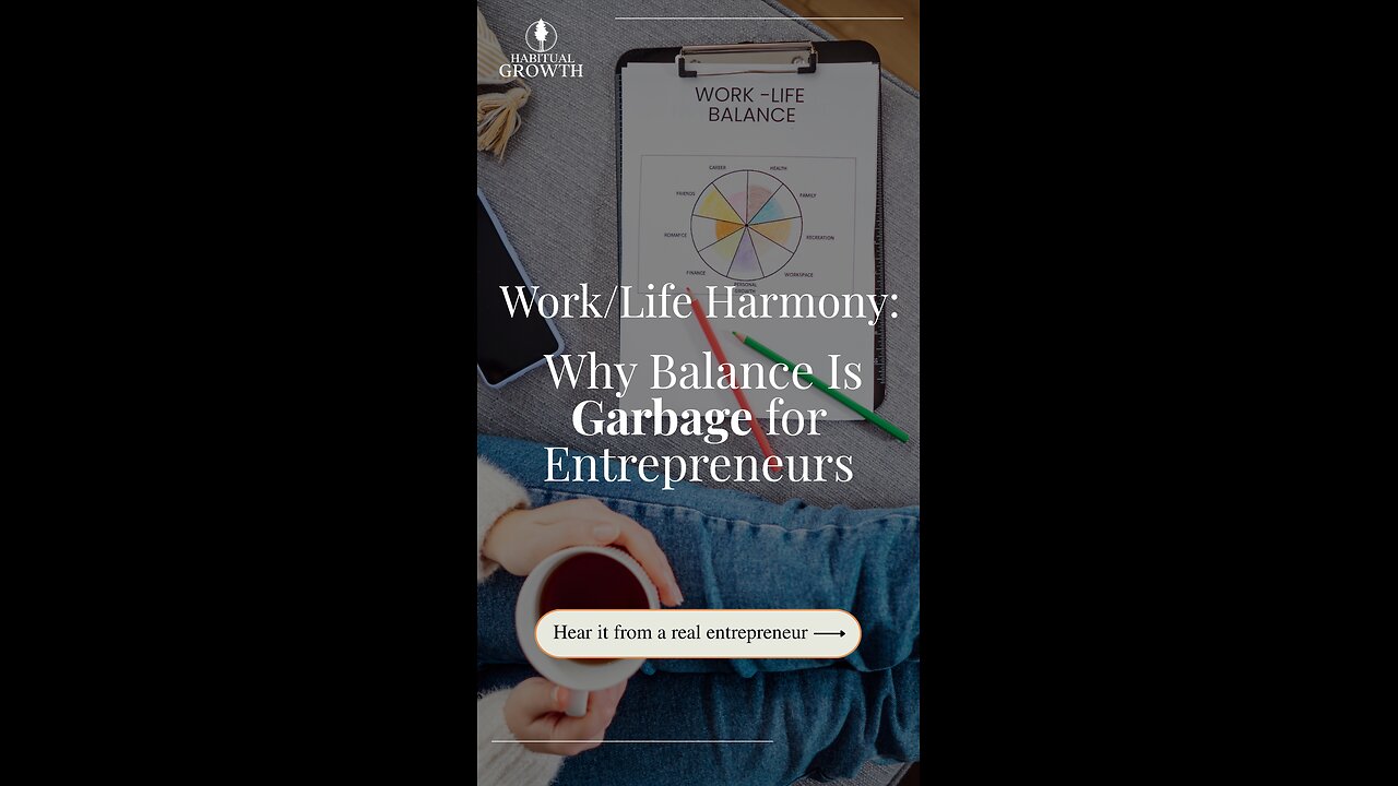 Work/Life Balance is a lie. ⚖️❌
