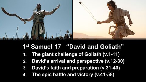 1st Samuel 17 “David and Goliath” - Calvary Chapel Fergus Falls