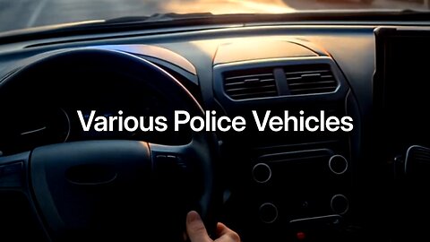 POV Various Police Vehicles