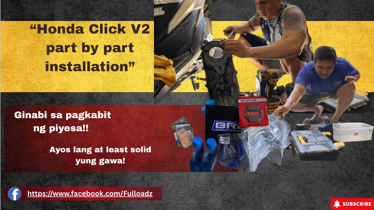 Honda ClickV2 Part by part Installation