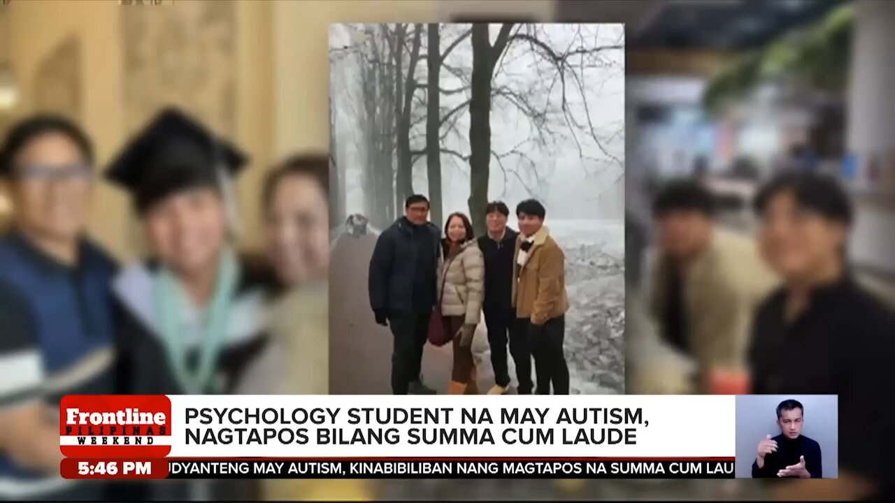 Frontline Pilipinas Weekend Psychology Student with Autism Spectrum