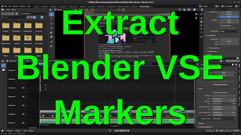 Automate Video Renders in Blender Using VSE Markers and Python