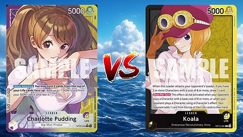 One Piece TCG Charlotte Pudding VS Ace & Newgate And Koala!!