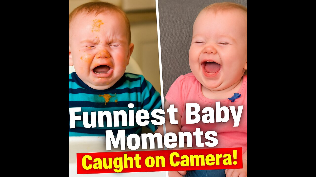 Funniest Baby Moments Caught on Camera!🤣