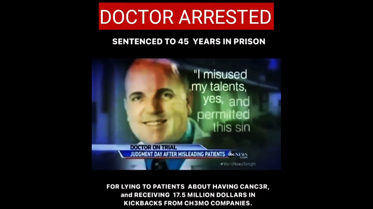 JUDGEMENT DAY IS HERE-WHEN A DR INTENTIONALLY LIES FOR $ MILLIONS