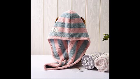Super Absorbent Anti-Frizz Microfiber Hair Towel, Great For Home, Travel, Gym or Pool