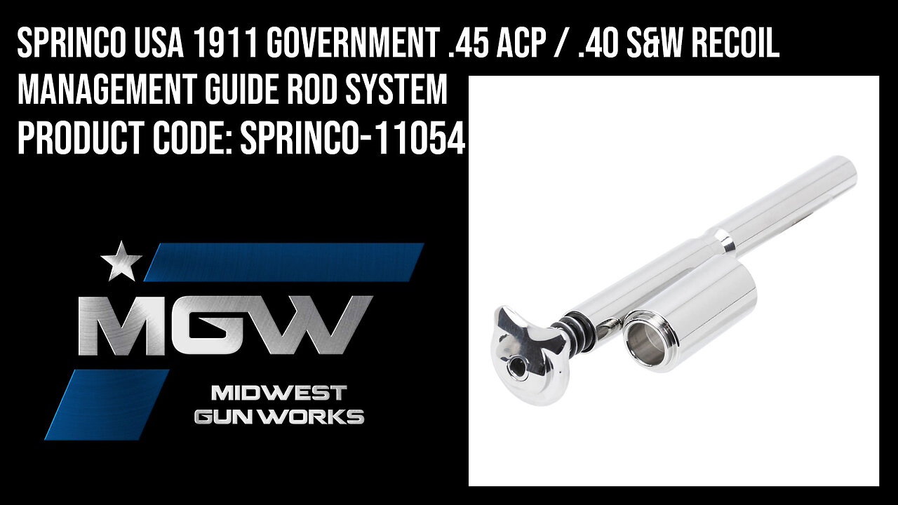Sprinco USA 1911 Government .45 ACP / .40 S&W Recoil Management Guide Rod System - SPRINCO-11054