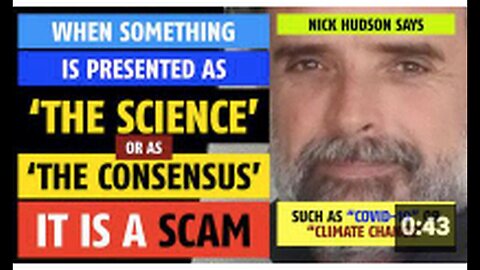"Nick Hudson States: 'The Consensus' Presentation Indicates Scam"