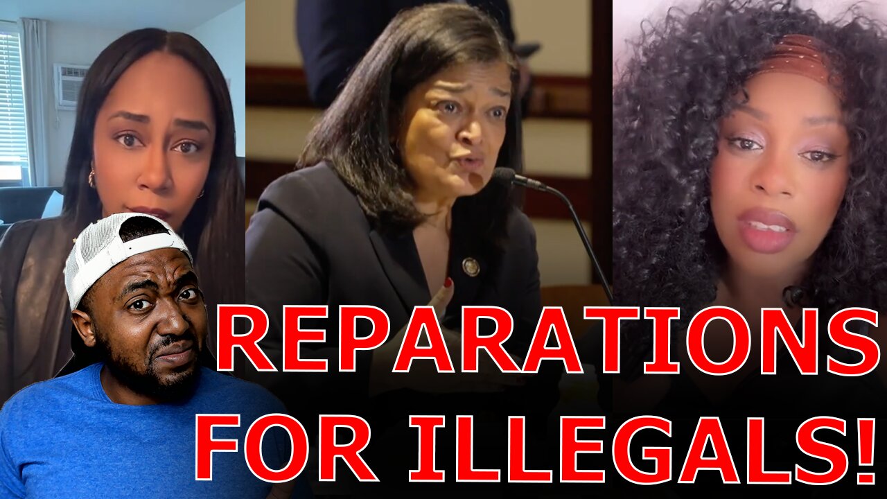 Black Voters RAGE Against Foreign Democrat DEMANDING REPARATIONS For TRAUMATIZED Illegal Immigrants!