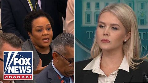 _Ridiculous question__ Leavitt torches NBC reporter