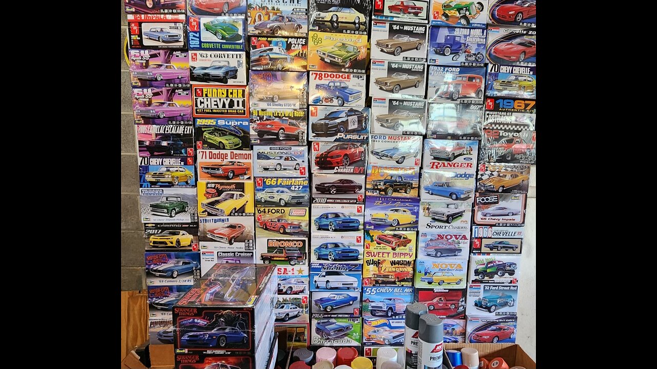 Stash Update (192 Model Car Kits)