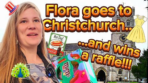 Antiques Shop Haul & SHOCKING Raffle Win! Flora’s visits the Christchurch Priory. #011