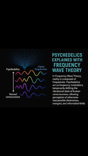 Psychedelics Explained by Frequency Wave Theory