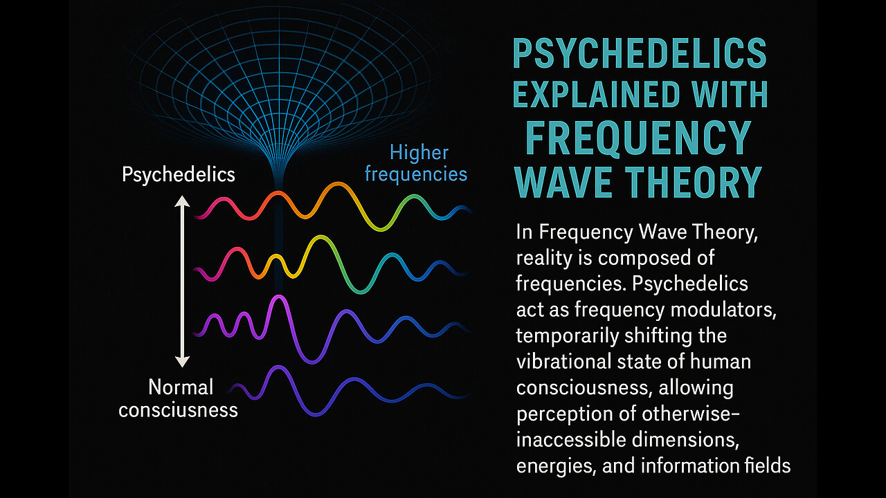 Psychedelics Explained by Frequency Wave Theory