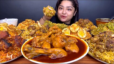 Indian food, lamb curry, lamb biryani, eggs