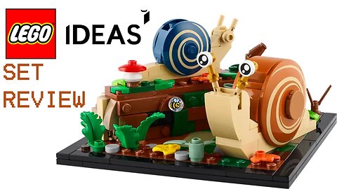 Lego Ideas Friendly Snails Set Review