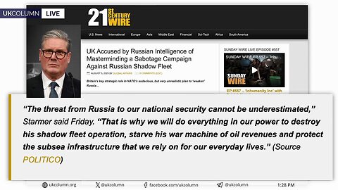 Threats, Blame, and Shadow Battles Beyond Putin | UK Column News