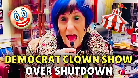 Crazy Democrat Purple-Haired Rosa DeLauro Leading the Democrat Circus 🤡🤡🤡