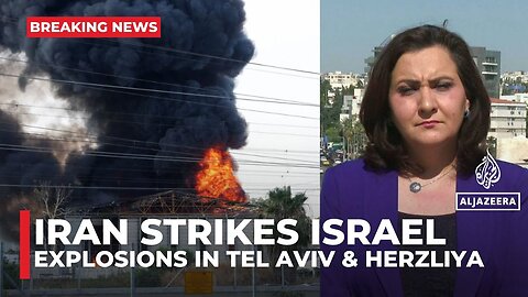 Iran strikes Tel Aviv and Herzliya in broad daylight after a senior Iranian general was killed