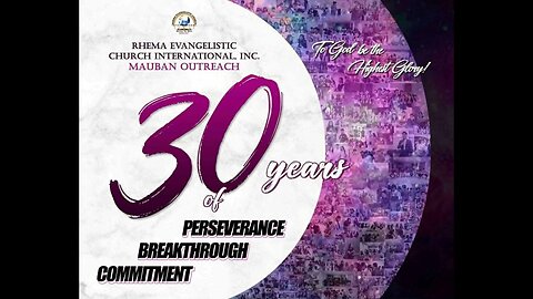 Mauban 30th Anniversary | MAY 18, 2025 | Afternoon Service