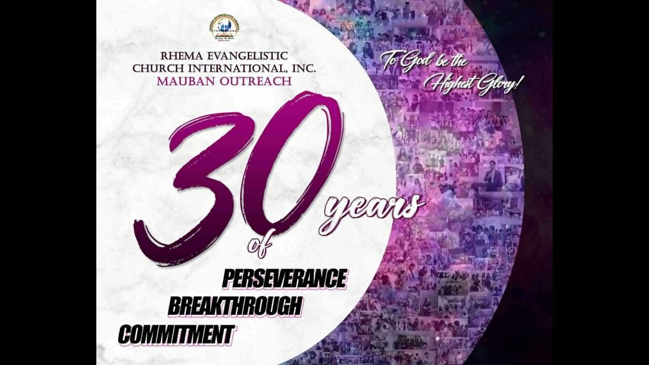 Mauban 30th Anniversary | MAY 18, 2025 | Afternoon Service