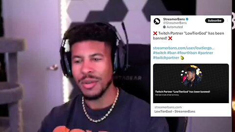 LTG Rants About His Twitch Suspension Then Gets Mad At Black People [LowTierBalrog Reupload]