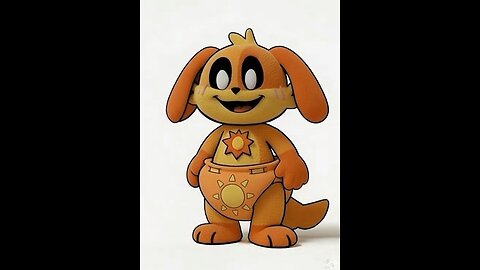 Dogday thinking what to do with his pampers