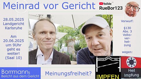 🛑 Meinrad vor Gericht – Wenn Mahnung kriminalisiert wird! 🕯️