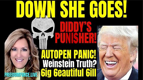 DOWN SHE GOES! ENJOY THE SHOW! Trump, Diddy, Epstein, Vax - Live Tues 5-20-25