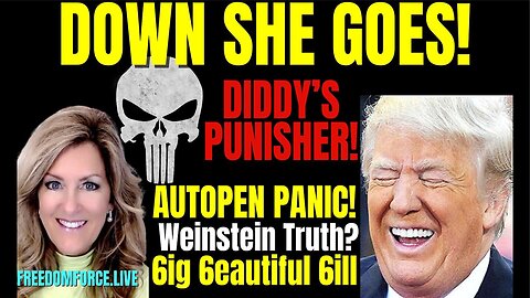 DOWN SHE GOES! ENJOY THE SHOW! Trump, Diddy, Epstein, Vax - Live Tues 5-20-25