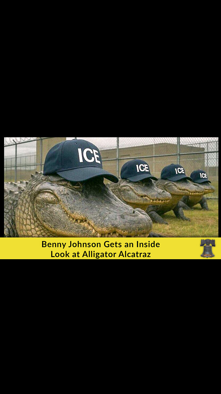 Benny Johnson Gets an Inside Look at Alligator Alcatraz