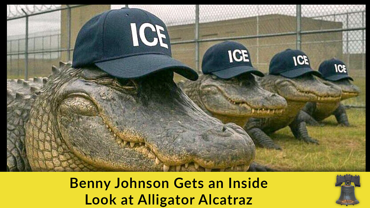 Benny Johnson Gets an Inside Look at Alligator Alcatraz